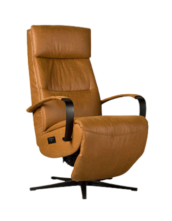 Relaxfauteuil Geheel elektrisch in Bull Leer