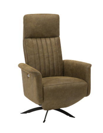 JUST-RELAX ! stoere relaxfauteuil in cadillac stiksel